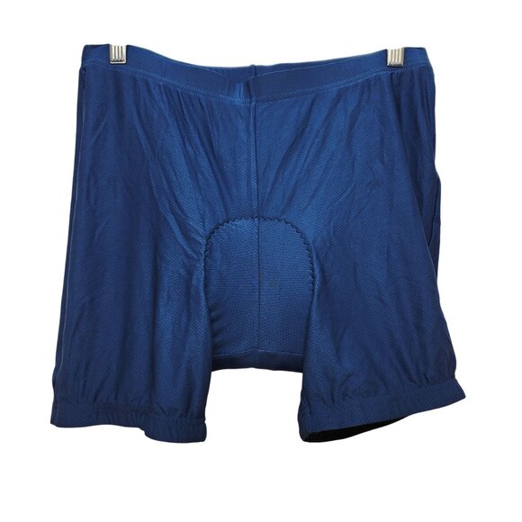 Mens Size XXL Blue Padded Cycling Shorts Breathable & Comfortable - Picture 1 of 8